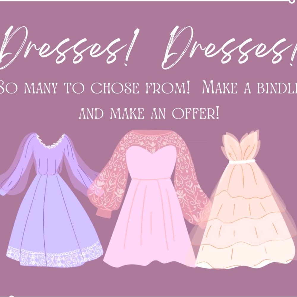 Dresses!  Closet clean-out!